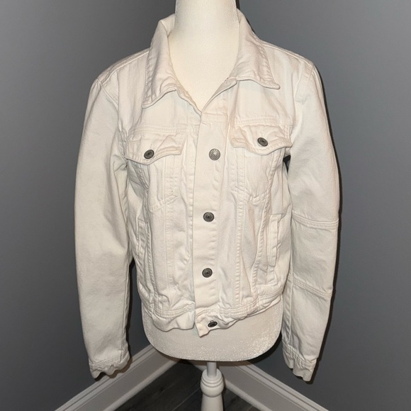 FREE PEOPLE denim jean jacket size small - Picture 3 of 9